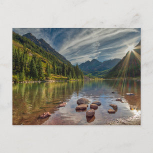 Forests   Maroon Bells Colorado Postcard
