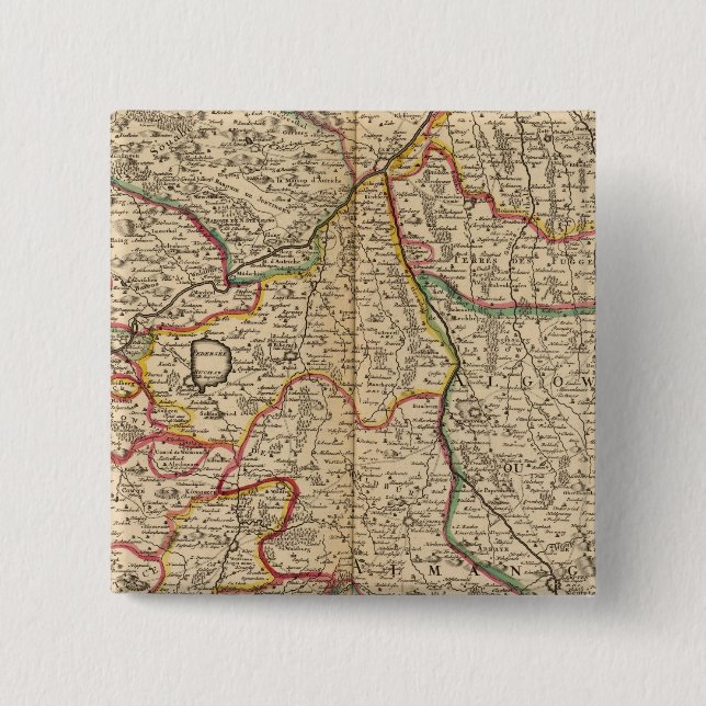Forests of Germany 15 Cm Square Badge (Front)