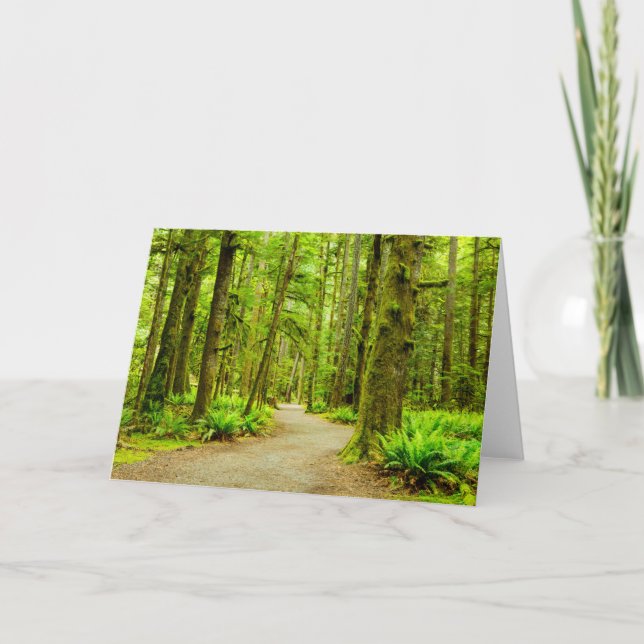 Forests | Olympic National Park Card (Front)