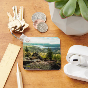 Forests Ore Mountains Germany Key Ring