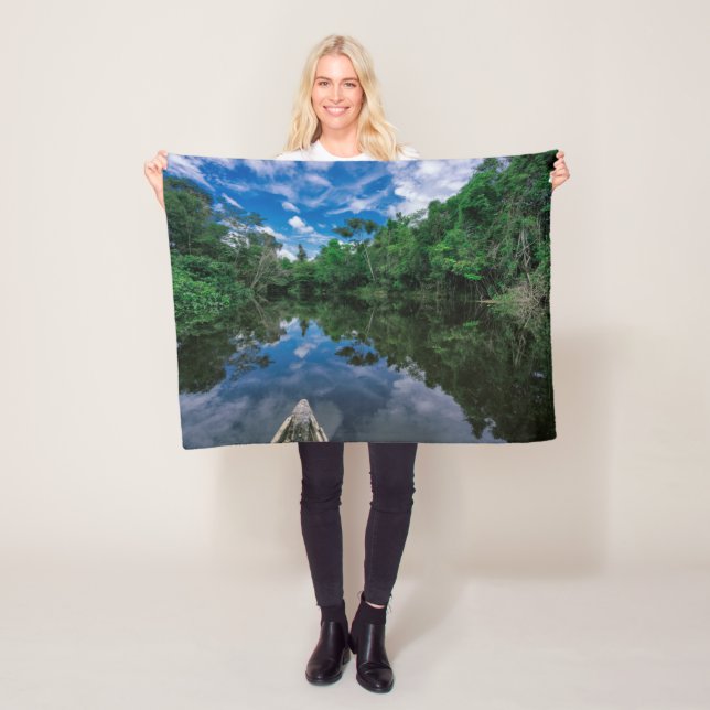 Forests | Peruvian Jungle Forest Fleece Blanket (In Situ)