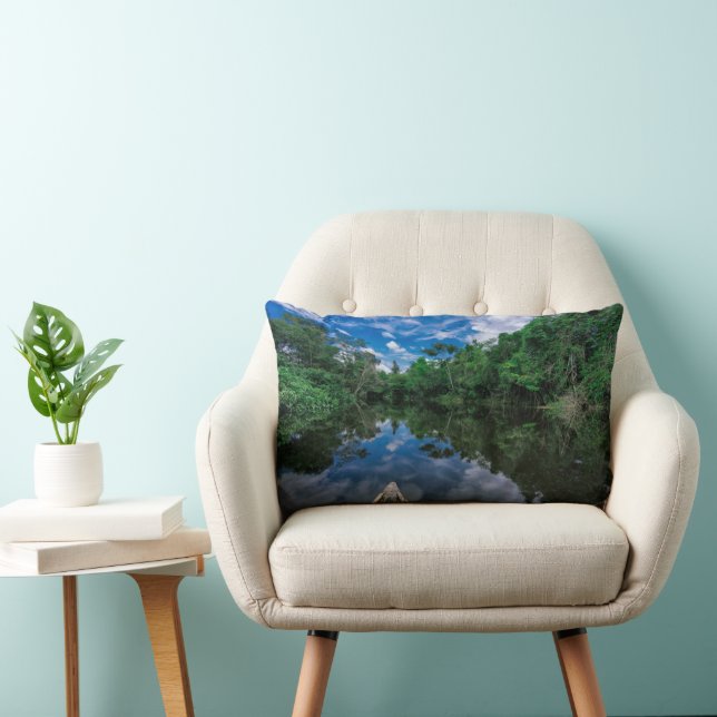 Forests | Peruvian Jungle Forest Lumbar Cushion (Chair)