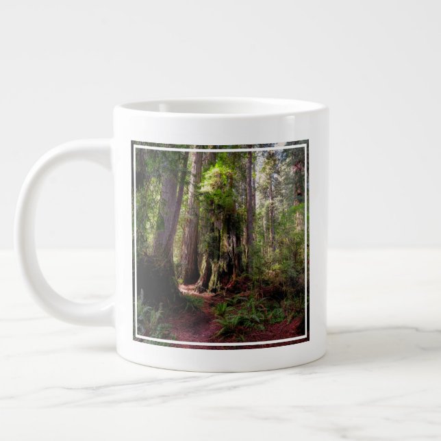 Forests | Redwood Forest California Large Coffee Mug (Left)