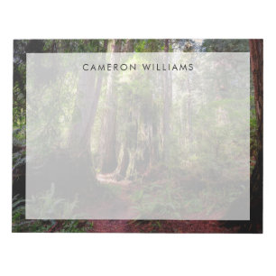 Forests Redwood Forest California Notepad