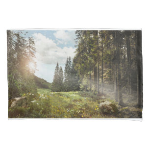 Forests   Sun Peeking Thru Pillowcase