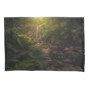 Forests   Sunlight Highlights Waterfall Pillowcase