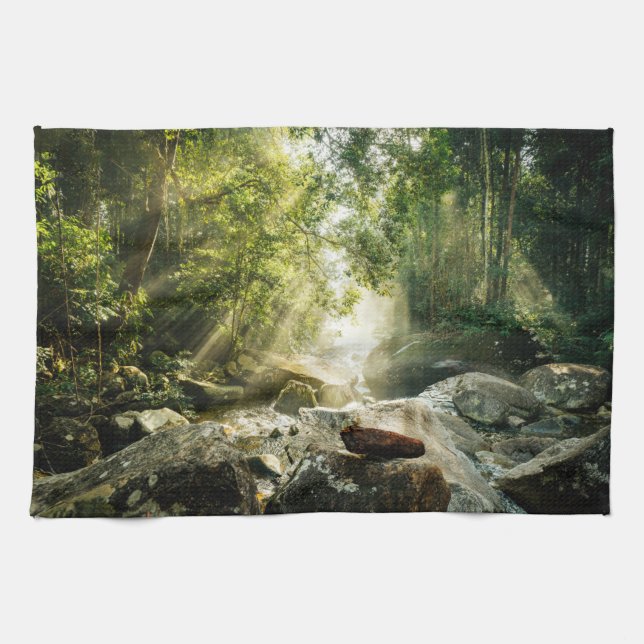 Forests | Tropical Jungle Forest Tea Towel (Horizontal)