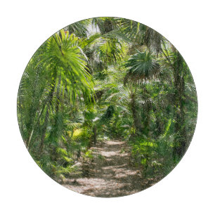 Forests Tropical Rainforest Tulum Mexico Cutting Board