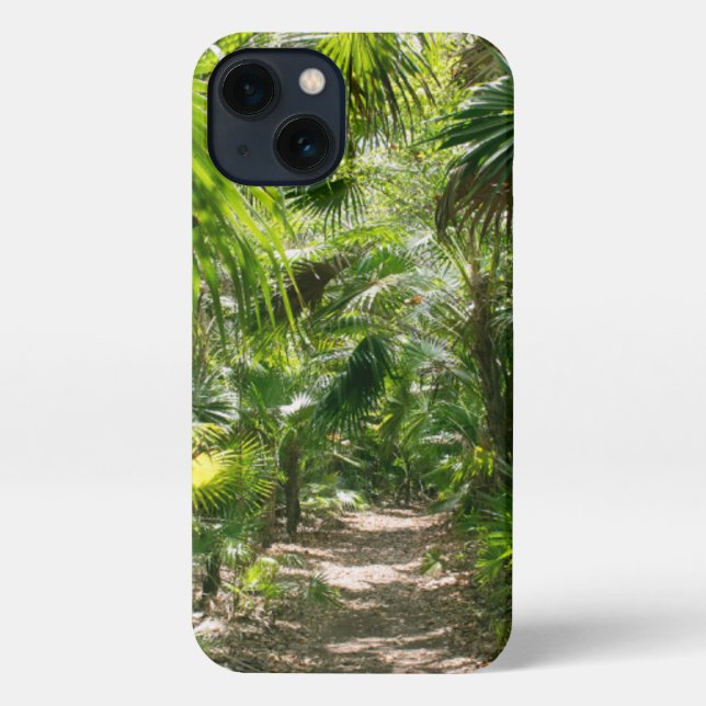 Forests | Tropical Rainforest Tulum Mexico iPhone Case (Back)