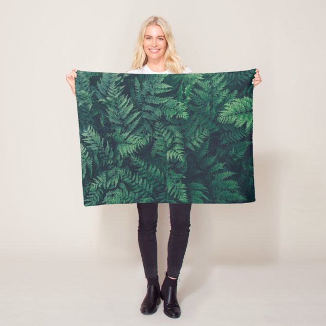 Forests | Woodland Ferns Fleece Blanket (In Situ)
