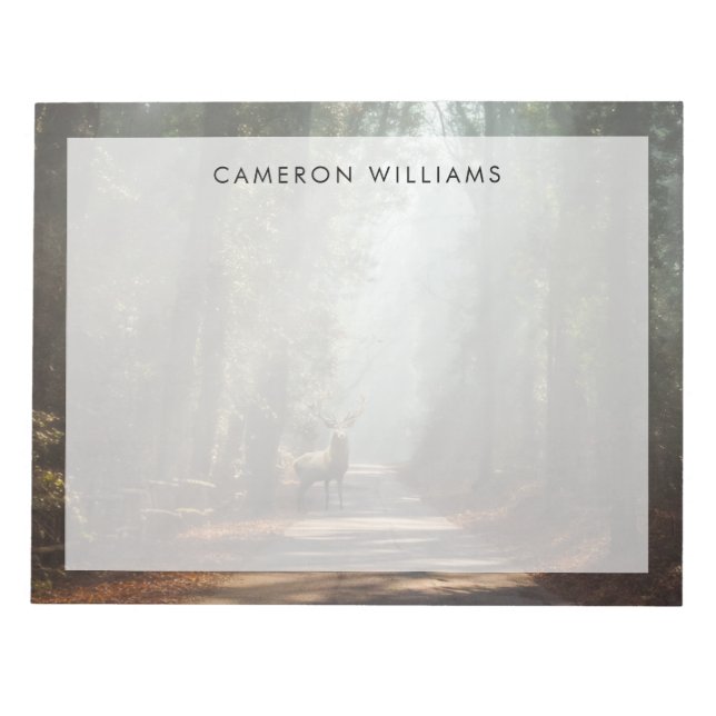 Forests | Woodland Stag Notepad (Front)