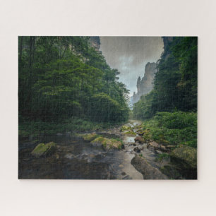 Forests Zhangjiajie National Forest Park Jigsaw Puzzle