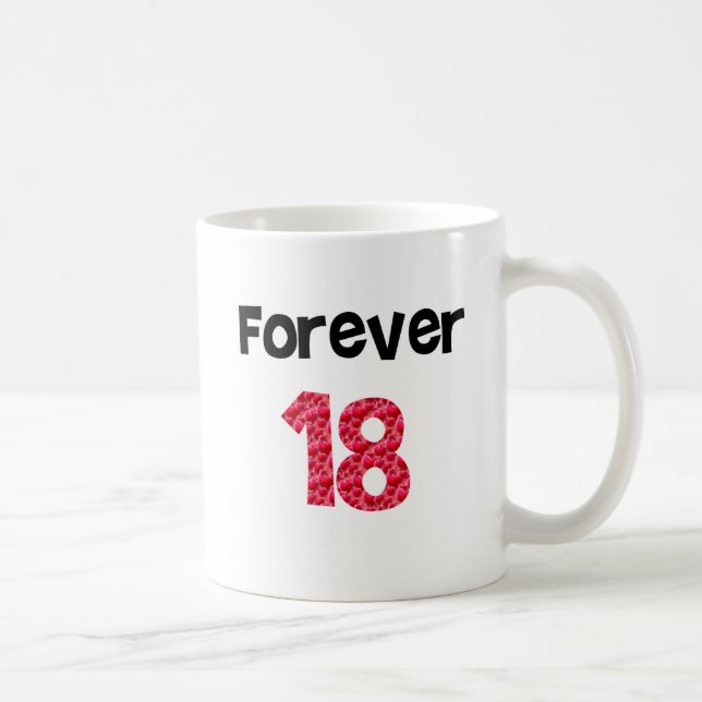 Forever 18 coffee mug (Right)