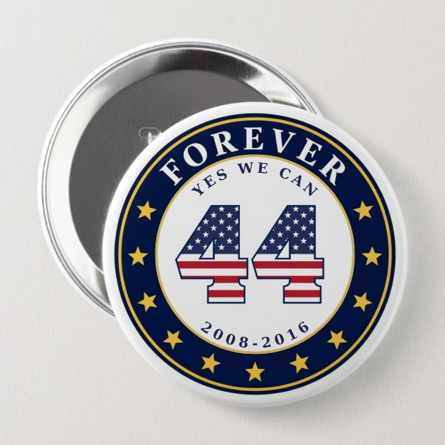 Forever 44 Button (Front & Back)