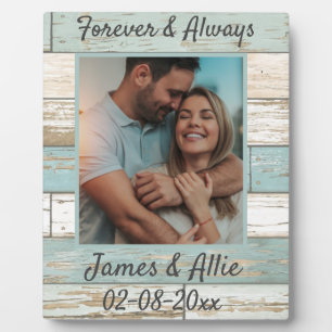 Forever & Always Anniversary Valentines Gift Plaqu Plaque