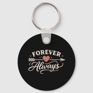 Forever Always Couple - Pointing Right Key Ring