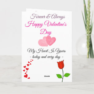 Forever & Always – Happy Valentine’s Day Card
