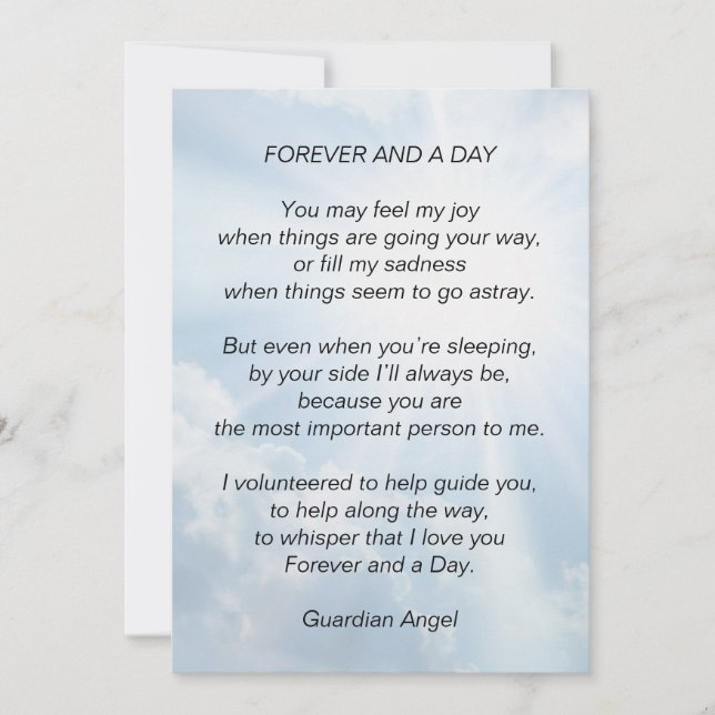 Forever and a Day Invitation (Front)