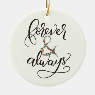 Forever and Always Ceramic Tree Decoration