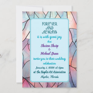 forever and always it is with great joy invitation