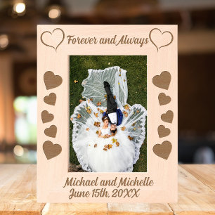 Forever and Always Laser Etched Picture Frame