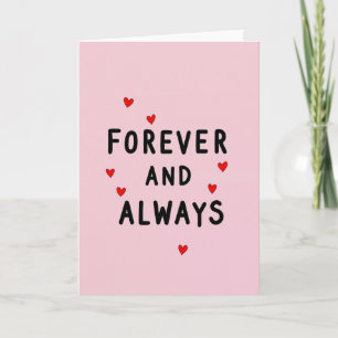 Forever And Always Love Card
