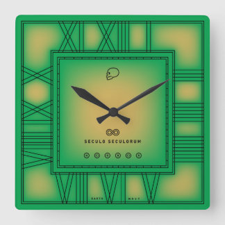 Forever And Ever Square Wall Clock