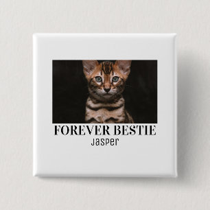 Forever bastie minimilist pet bastie 15 cm square badge