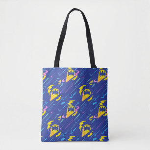 Forever Batman Bat Signal Pattern Tote Bag