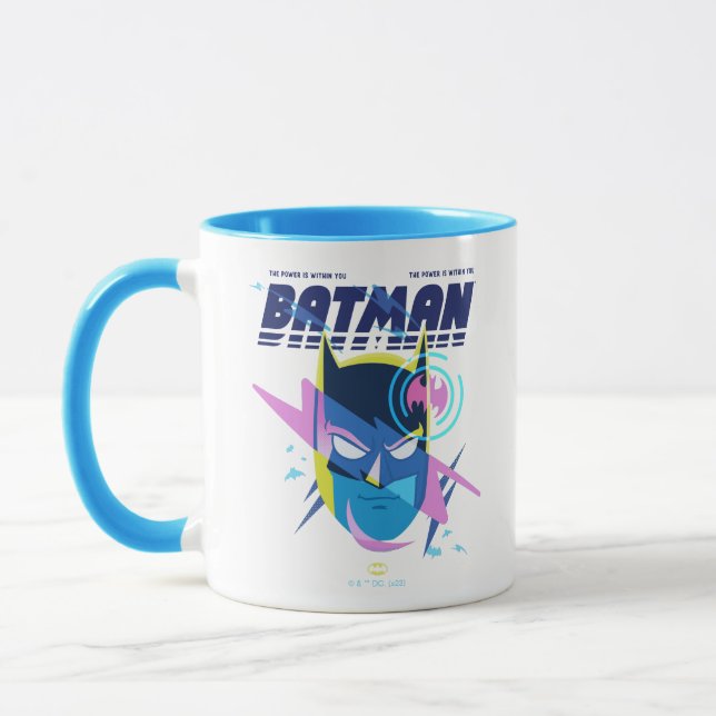 Forever Batman Light Up Head Graphic Mug (Left)