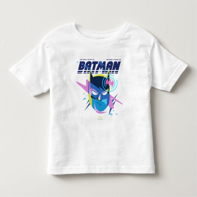 Forever Batman Light Up Head Graphic Toddler T-Shirt (Front)
