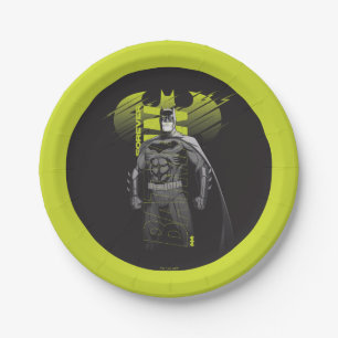 Forever Batman Power Up Character Art Paper Plate