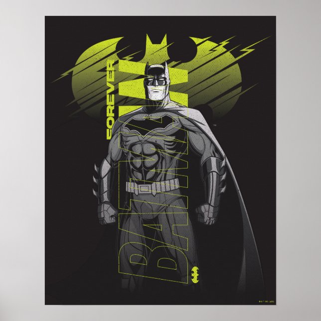 Forever Batman Power Up Character Art Poster (Front)