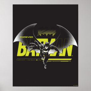 Forever Batman Reaching Graphic Poster