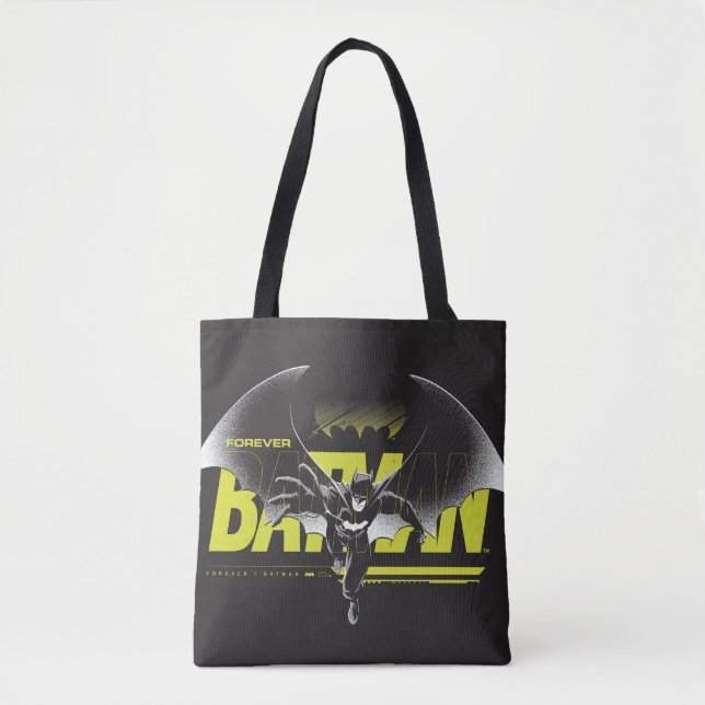Forever Batman Reaching Graphic Tote Bag (Front)