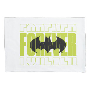 Forever Batman Typography Symbol Graphic Pillowcase