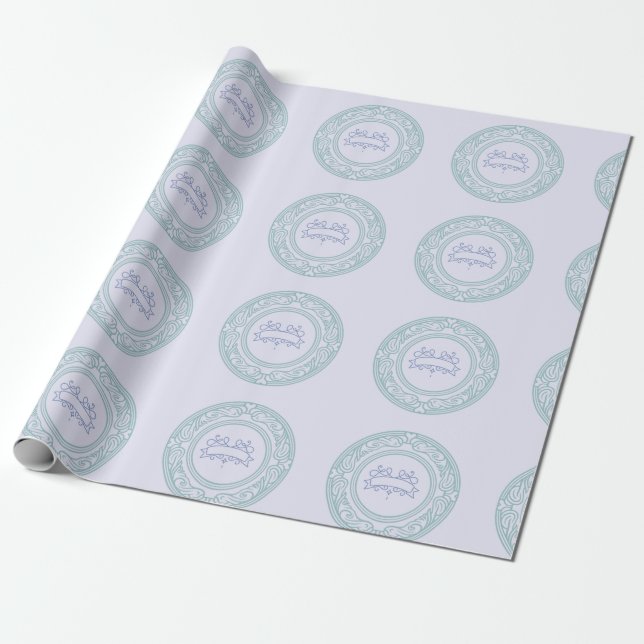 Forever Begins Here: A Wedding Wrapping Paper (Unrolled)