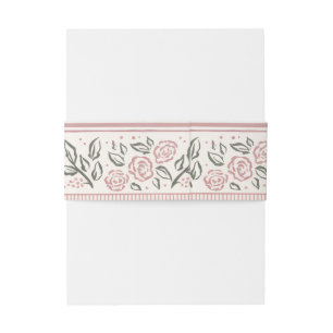 Forever Begins Today Invitation Belly Band