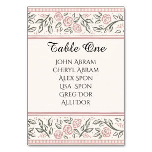 Forever Begins Today Table Number