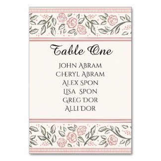 Forever Begins Today Table Number