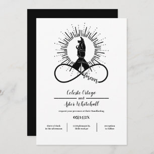 Forever Bound Hands Wiccan Union Handfasting Invitation