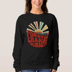 Forever Chasing Sunsets Beach Summer Sunset Sweatshirt