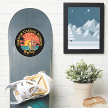 Forever Chasing Sunsets Bigfoot Surfing Black