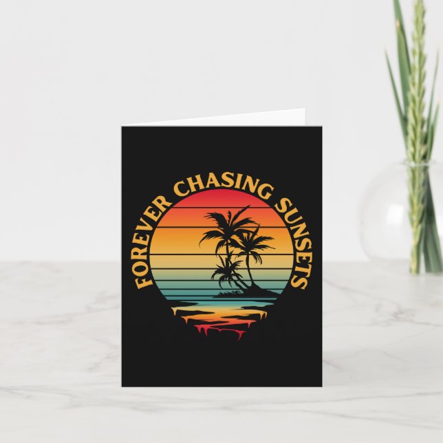 FOREVER CHASING SUNSETS  INVITATION (Front)