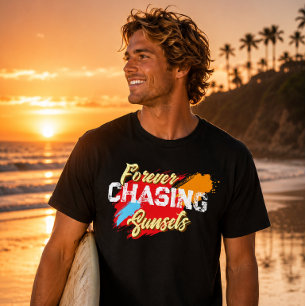Forever Chasing Sunsets Summer Men T-Shirt