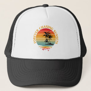 FOREVER CHASING SUNSETS TRUCKER HAT