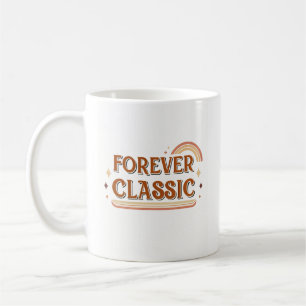 Forever Classic – Minimal Retro Typography iMug Coffee Mug