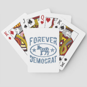 Forever Democrat Playing Cards