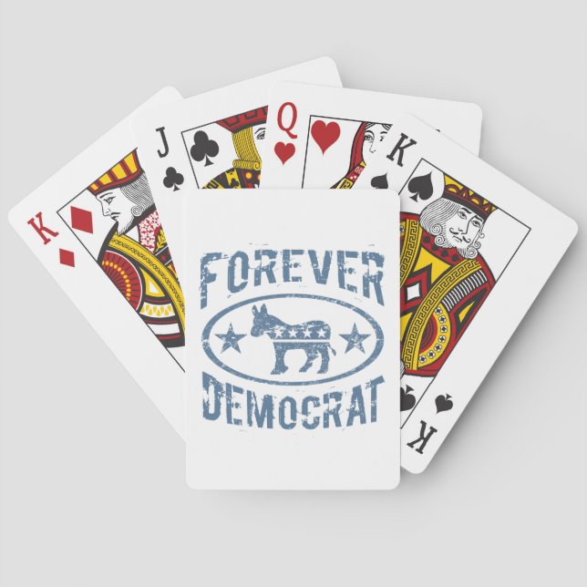 Forever Democrat Playing Cards (Back)