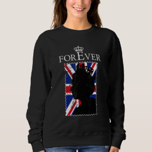 Forever Elizabet II Legend Queen British Crown Eng Sweatshirt